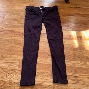 American Eagle plum jeggings size 4